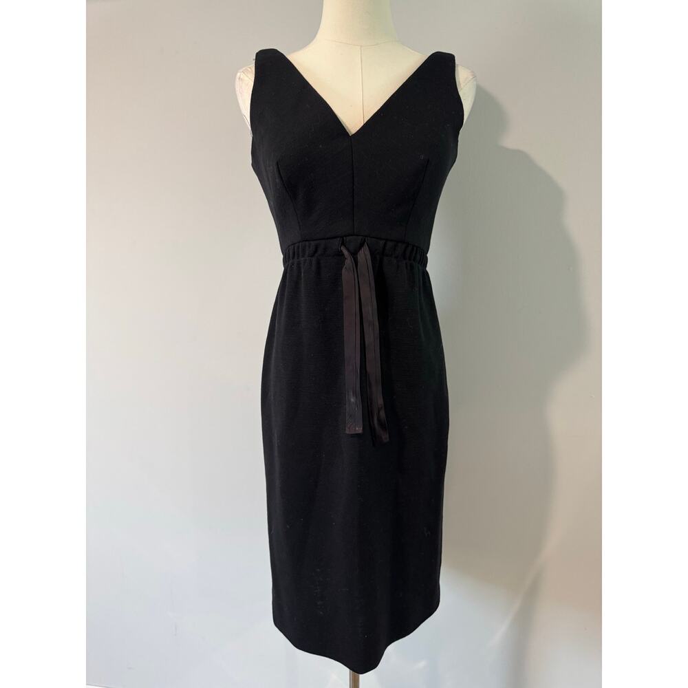 Vintage 60s/70s Bonwit Teller Black Sheath Dress | ILGWU | XS–S